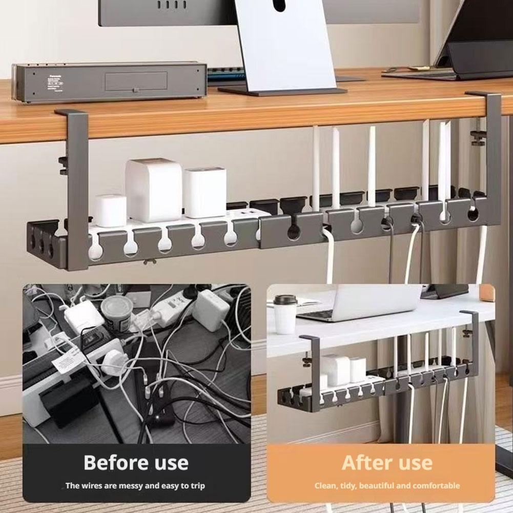 Cable Tray Under Desk - Extendable Under Desk Cable Management No