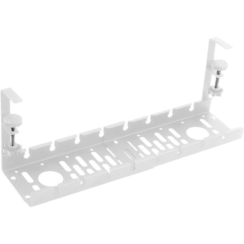 Cable Tray Under Desk - Heavy Duty Retractable Cable Organizer Tray