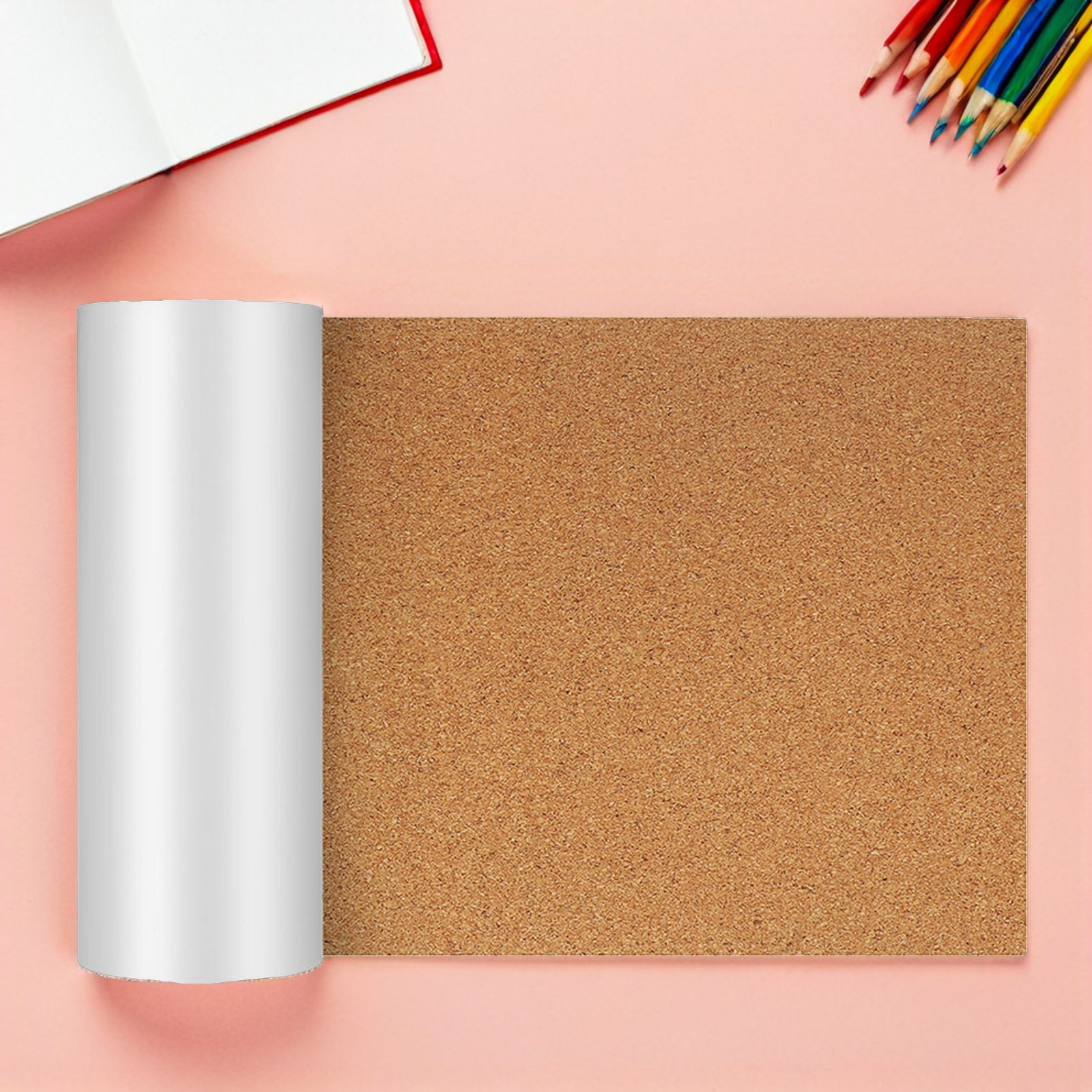Bulletin Board Cork - Self Adhesive Cork Sheet Roll Thick