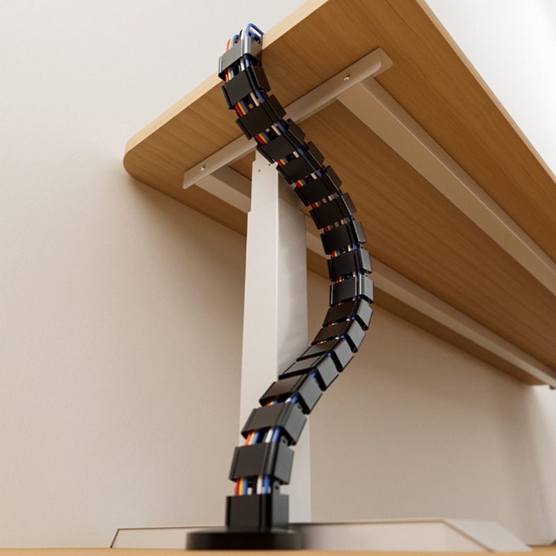 Cable Tray Under Desk - 【L】Wire Spine Cable Spine 80CM Under