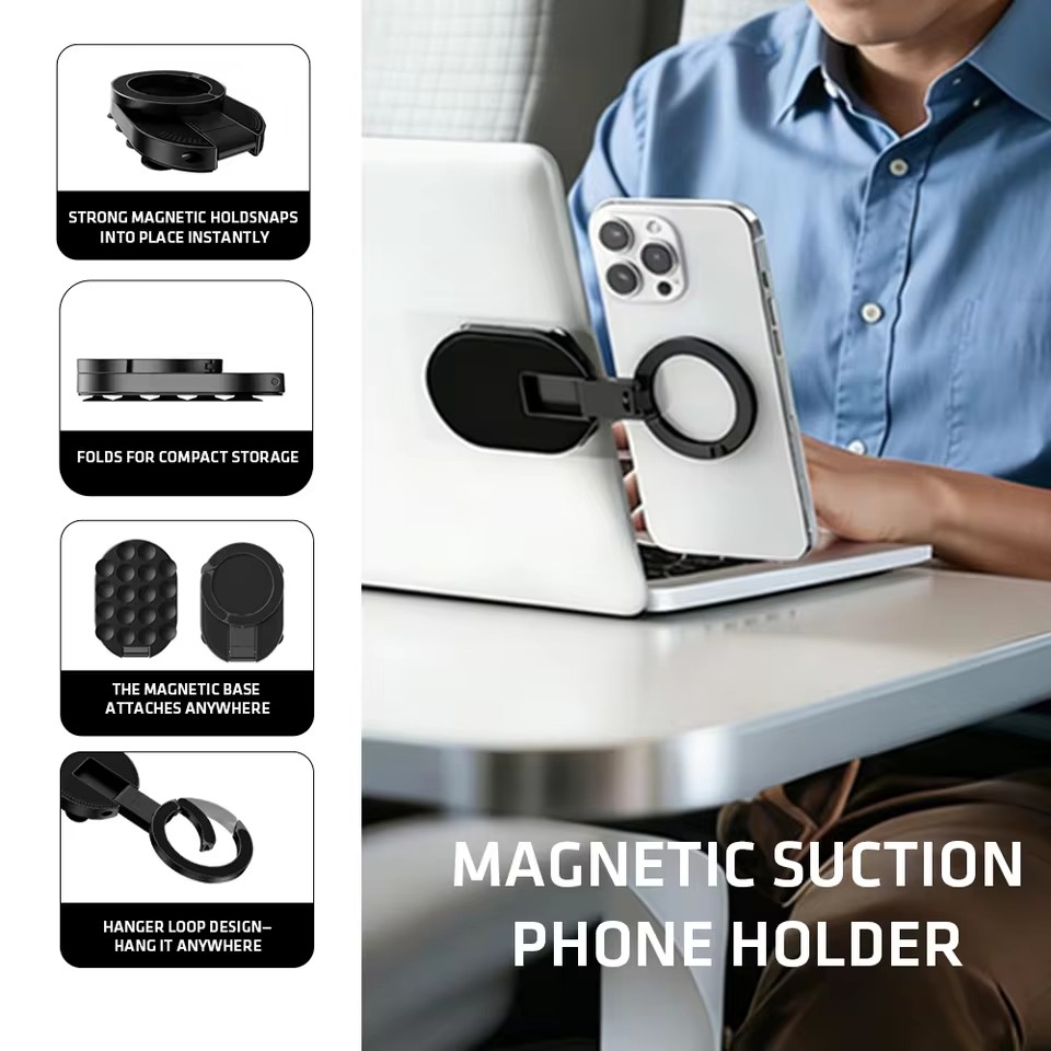 Mobile Pedestal Cabinet - MA39 Magnetic Foldable Phone Stand Universal