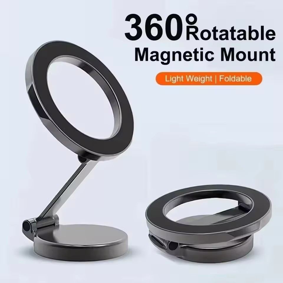 Mobile Pedestal Cabinet - Foldable Magnetic Car Mobile Phone Holder