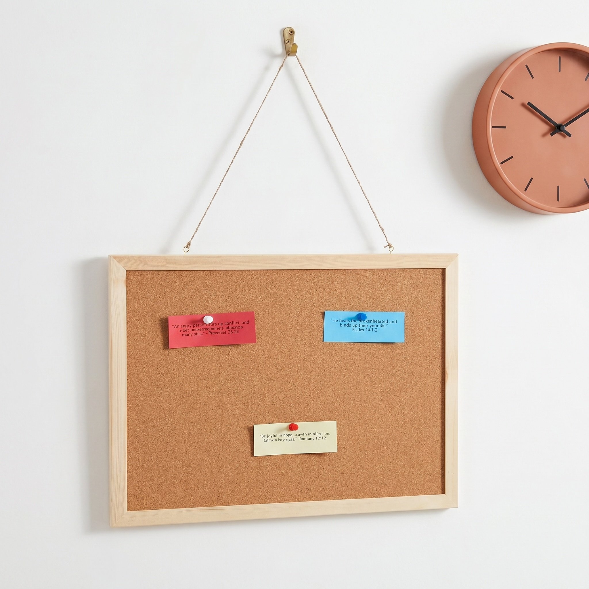 1Set Small Wood Cork Board Bul - Bulletin Board Cork recension och pris
