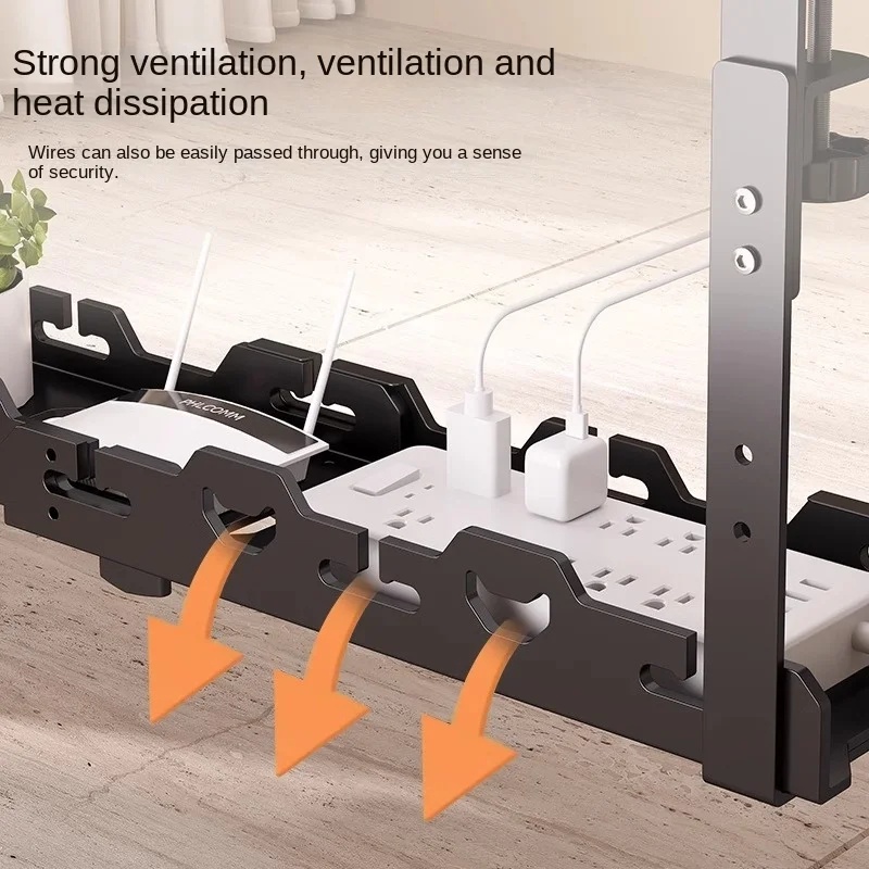 Under-Desk Metal Cable Holder  - Cable Tray Under Desk recension och pris
