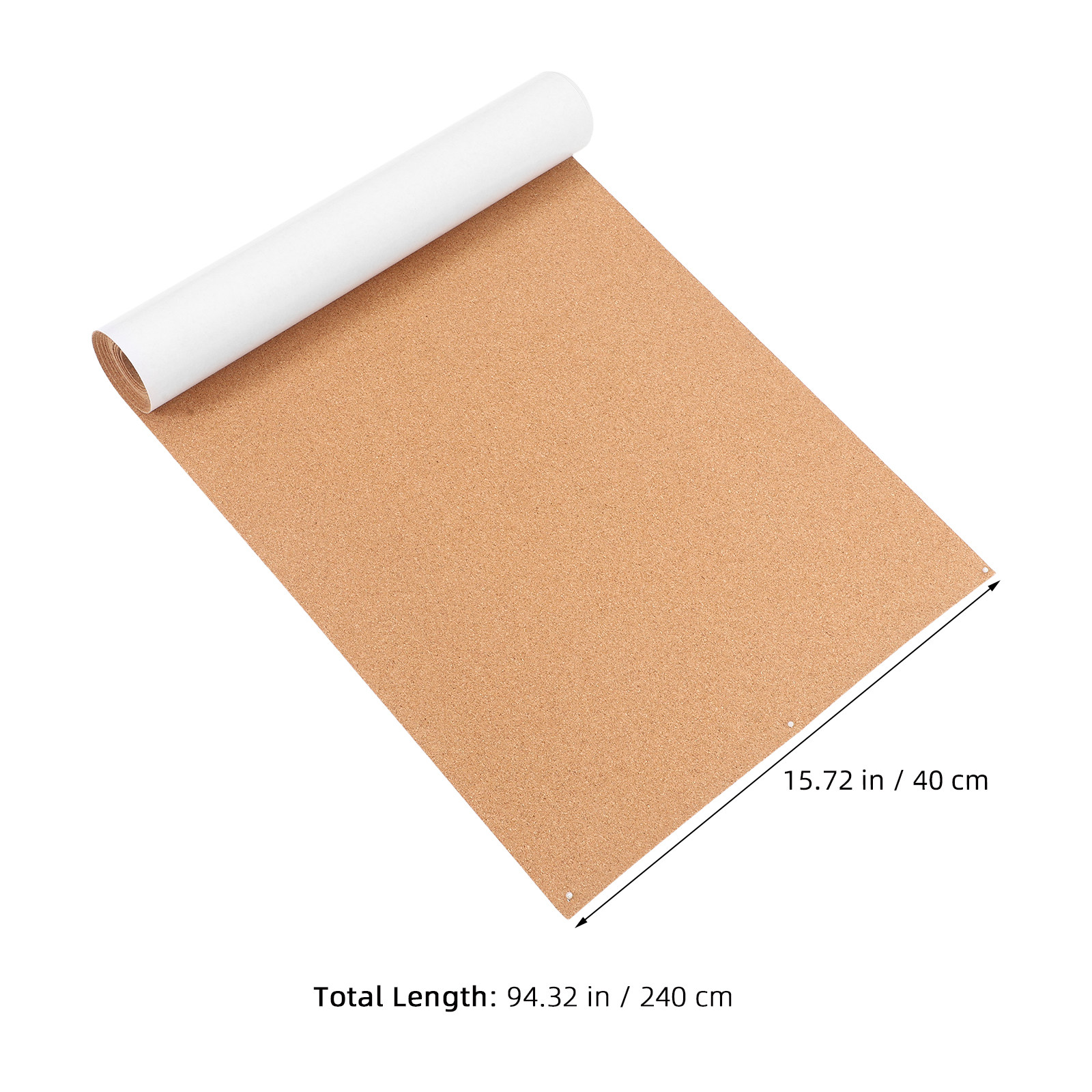 1 Roll Cork Board Roll Self Ad - Bulletin Board Cork recension och pris