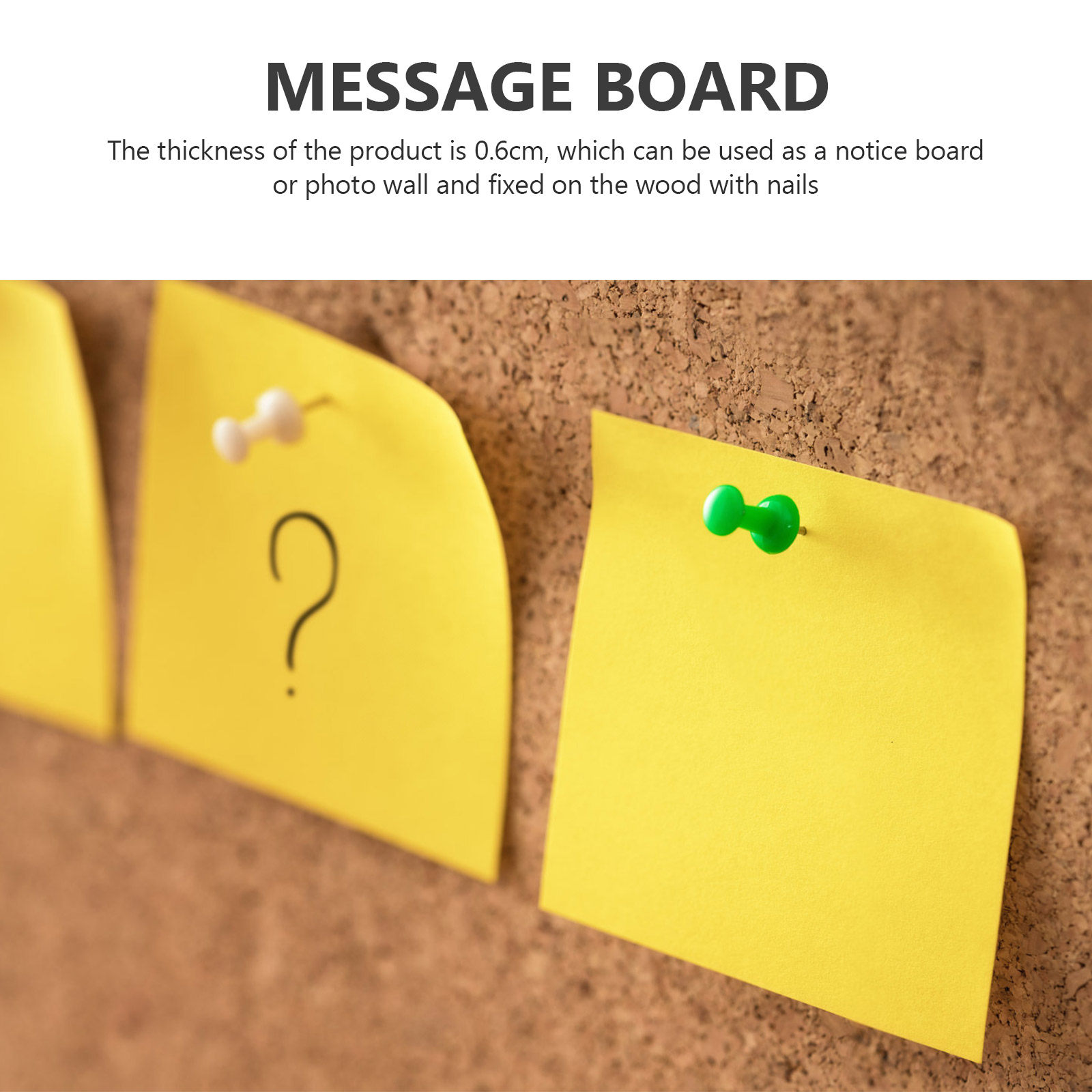 2Pcs Cork Boards Wood Message  - Bulletin Board Cork recension och pris