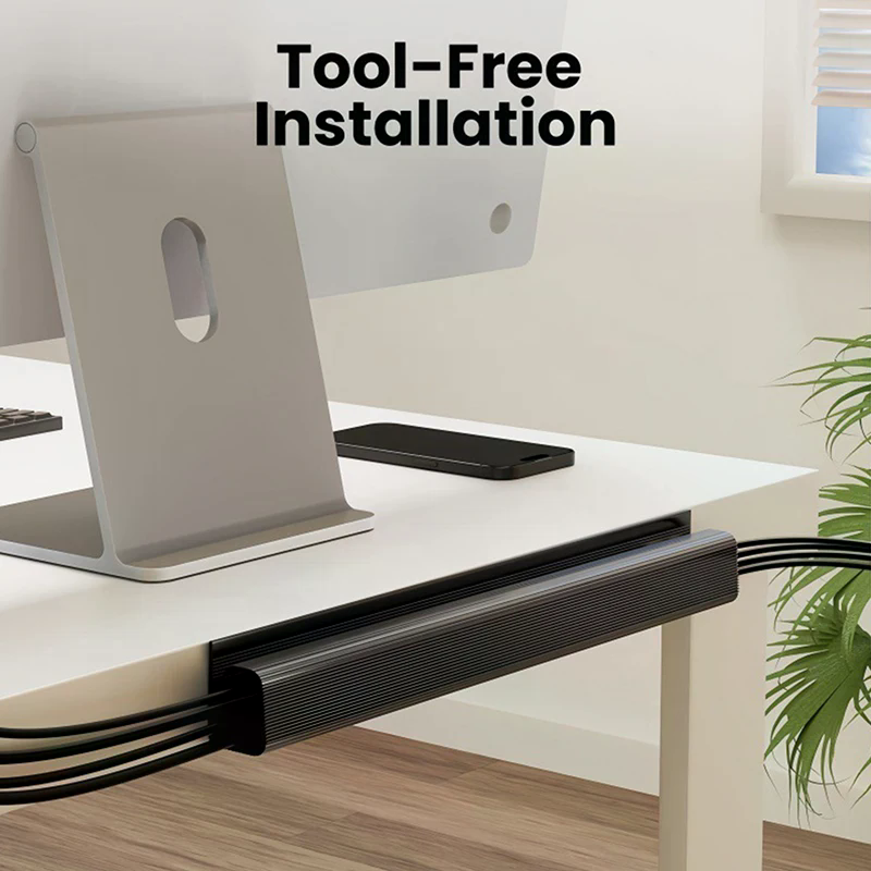 Channel Desk Cable Organizer C - Cable Tray Under Desk recension och pris