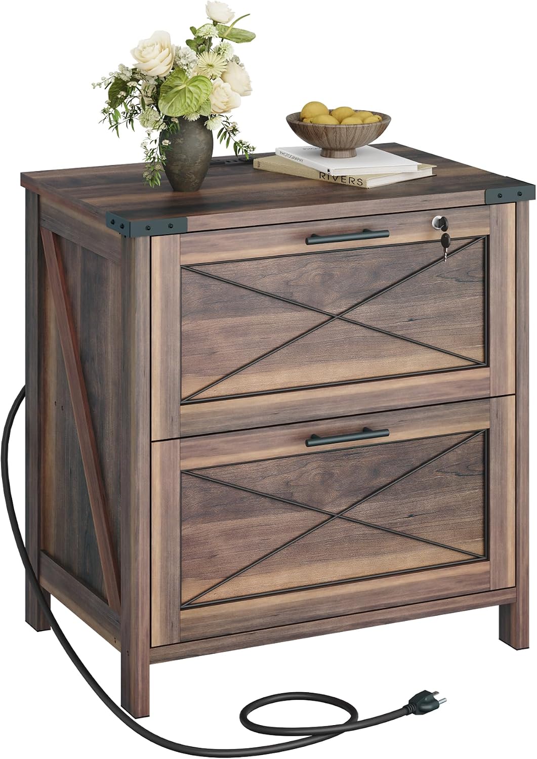 Wood Lateral File Cabinet, 2 D - File Cabinet Lateral recension och pris