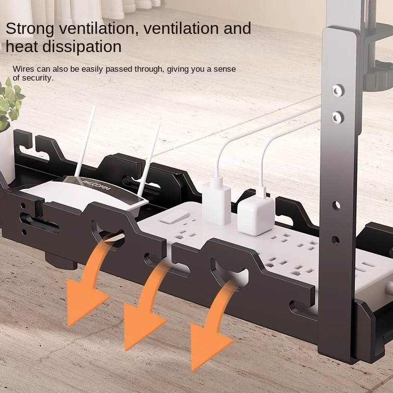 Telescopic Under Table Storage - Cable Tray Under Desk recension och pris
