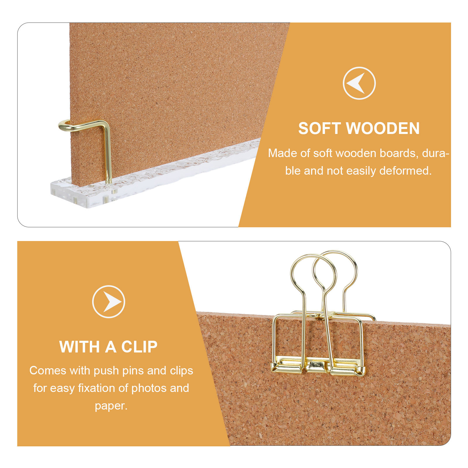 1 Set Small Cork Board For Des - Bulletin Board Cork recension och pris