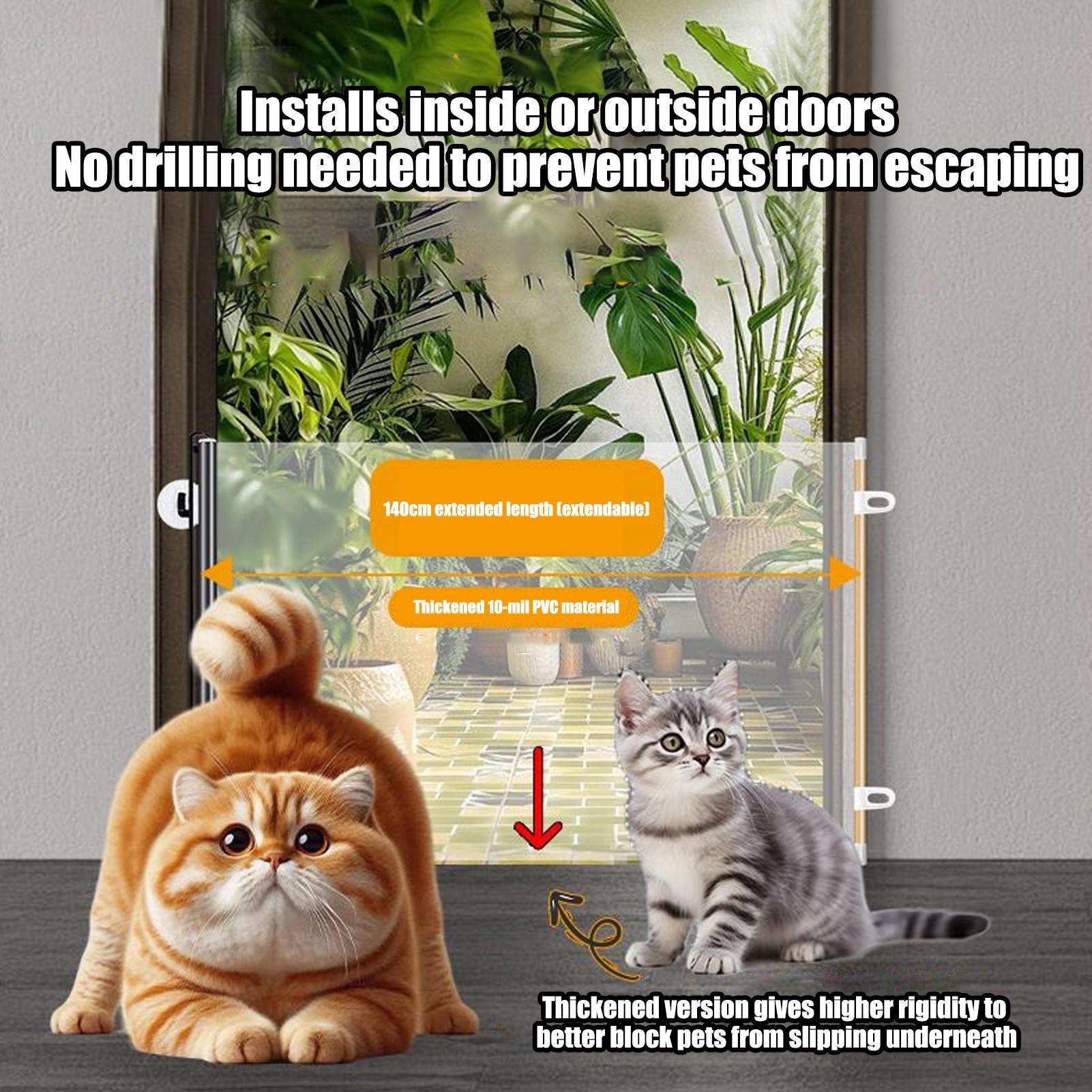 Pet Gate Retractable Portable  - Partition Screen Divider recension och pris