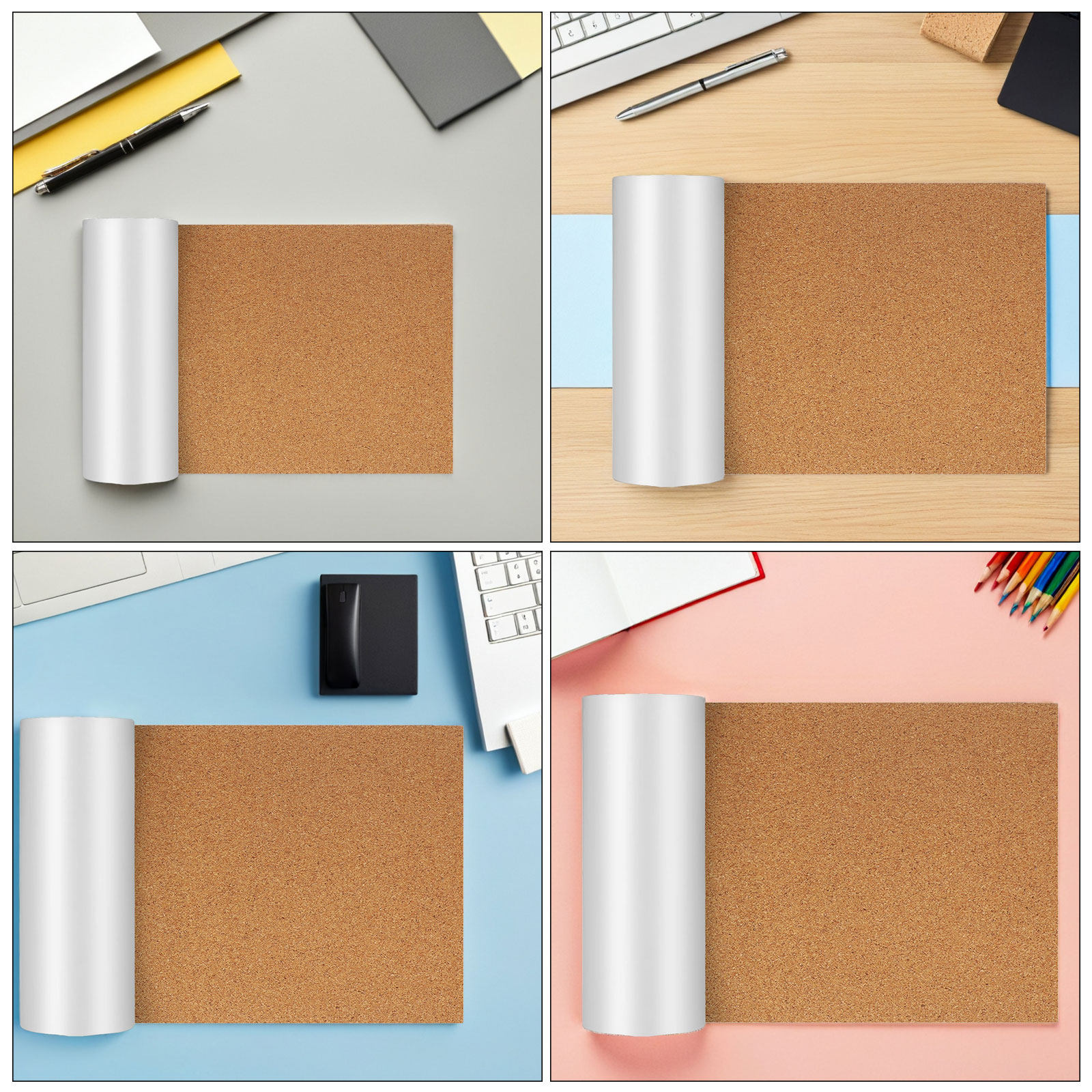 Self Adhesive Cork Sheet Roll  - Bulletin Board Cork recension och pris