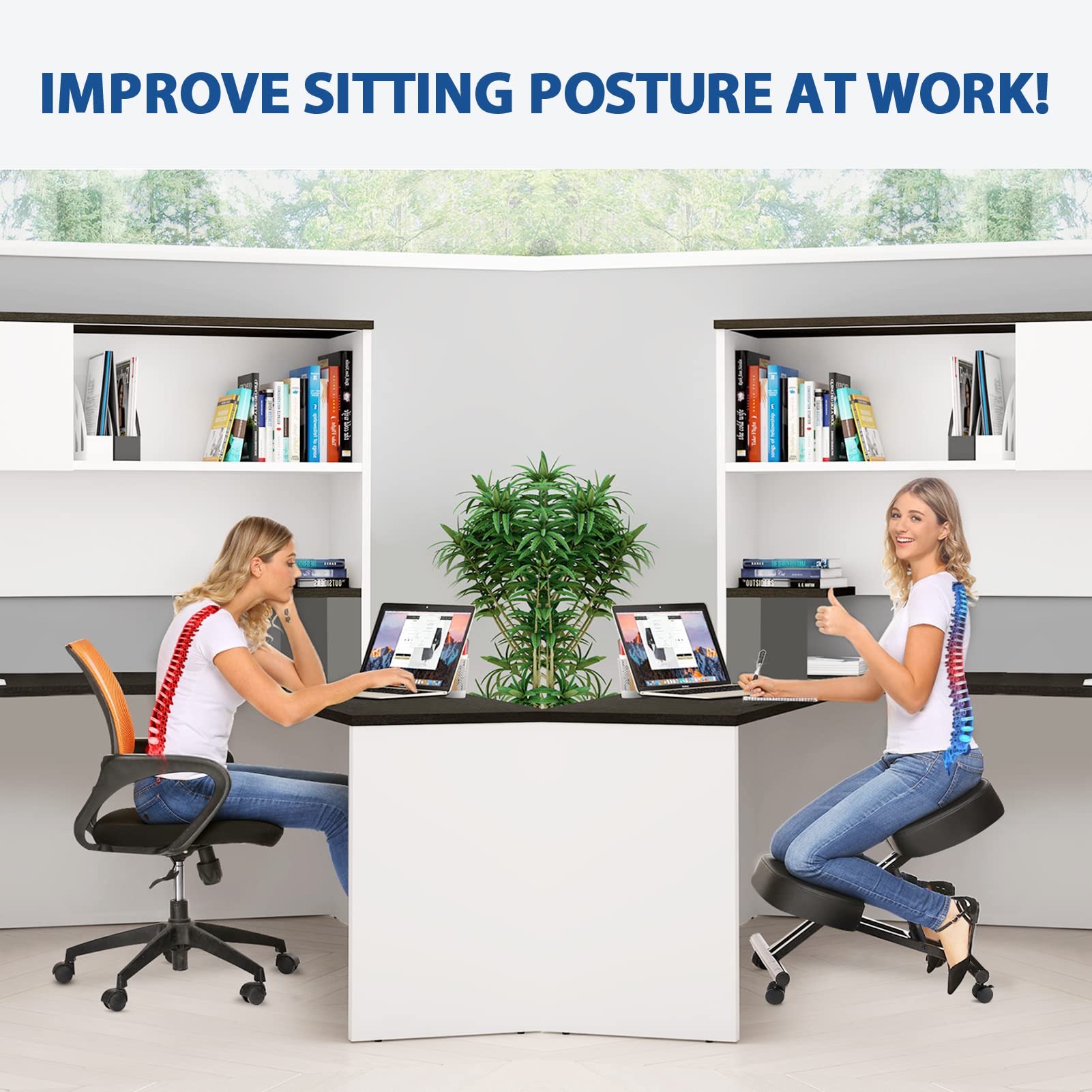 Kneeling Chair Ergonomic for O - Office Furniture Commercial recension och pris