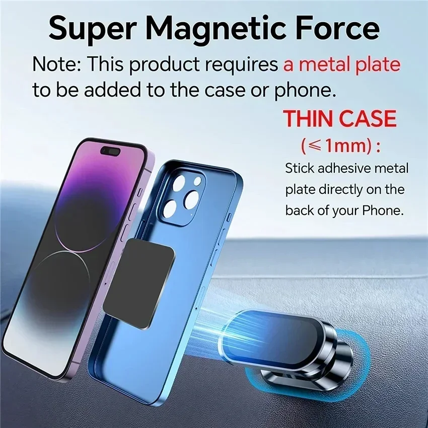 360° Magnetic Car Phone Holder - Mobile Pedestal Cabinet recension och pris