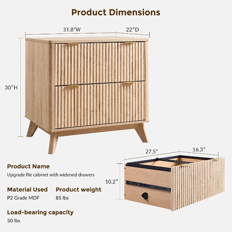 T4TREAM 2 Drawer File Cabinet  - File Cabinet Lateral recension och pris
