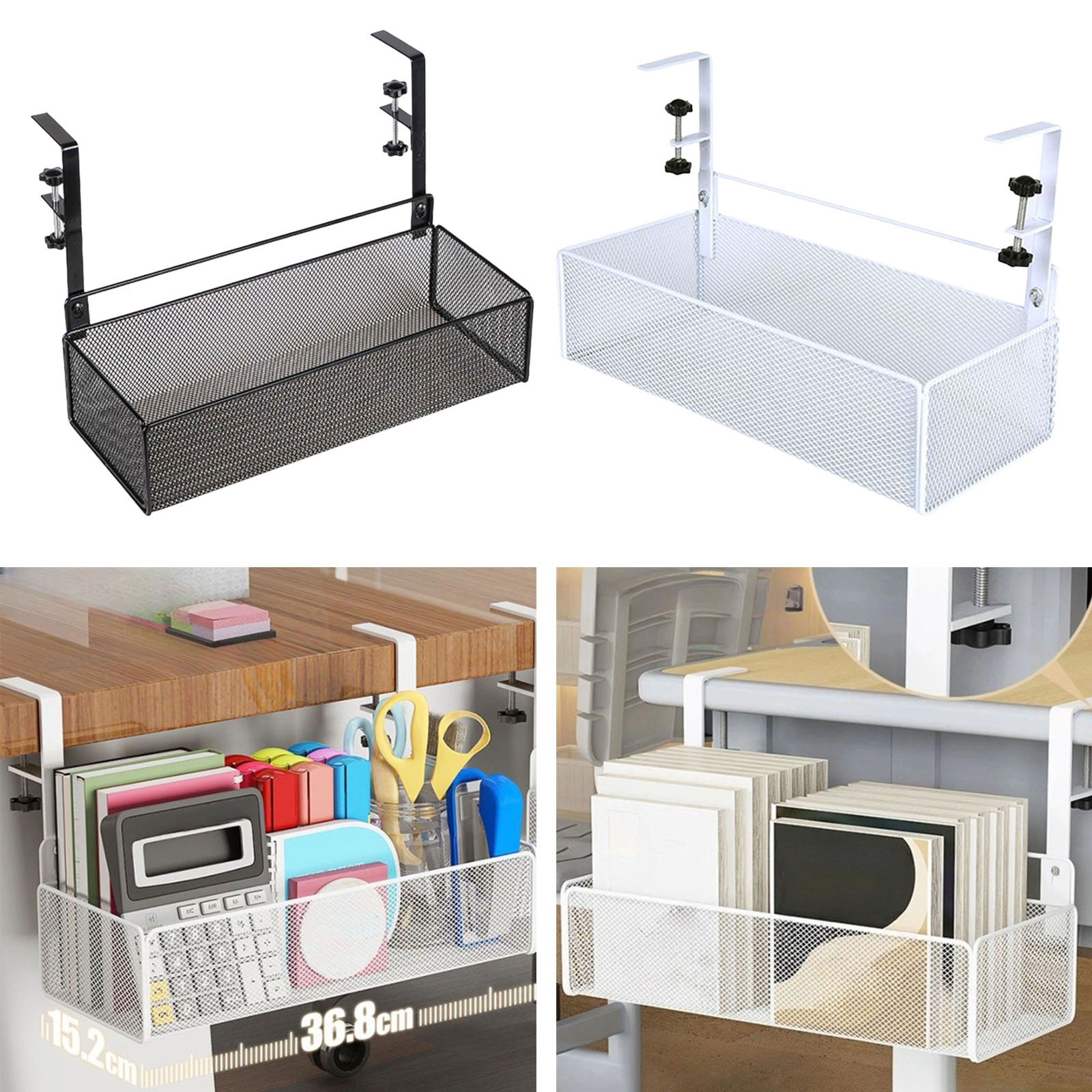 Wire Organizer Metal Under Des - Cable Tray Under Desk recension och pris