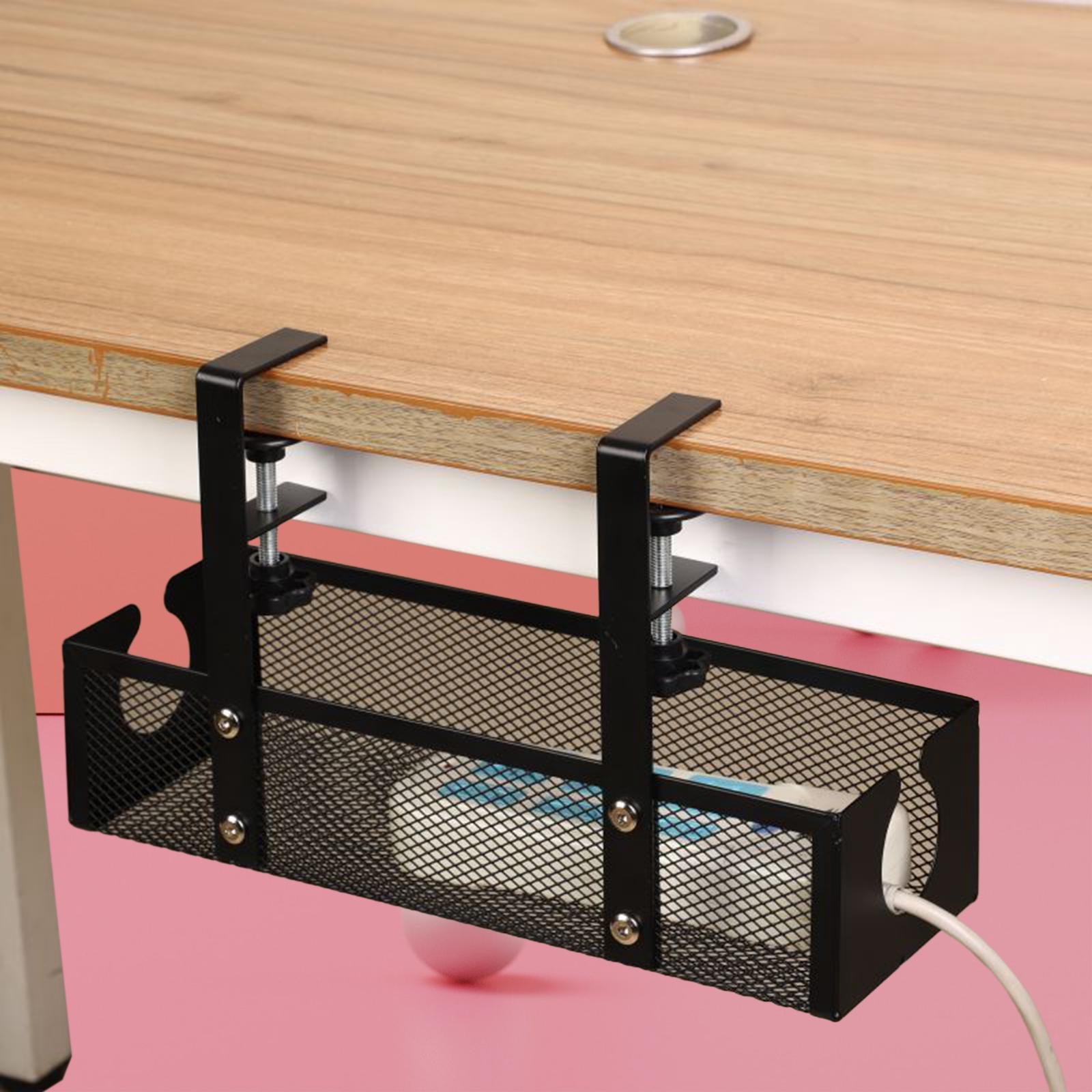 Wire Organizer Metal Under Des - Cable Tray Under Desk recension och pris