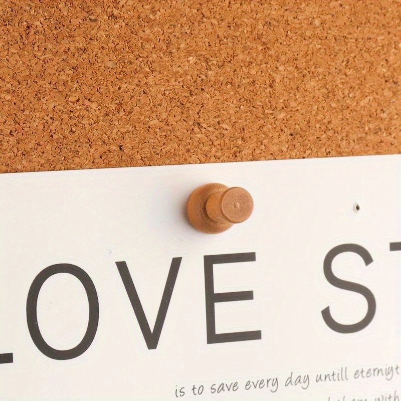 Decorative Wood Push Pins - Id - Bulletin Board Cork recension och pris