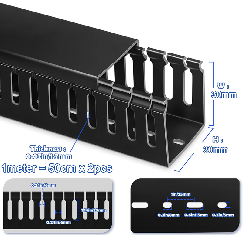 PVC Industrial Flame-retardant - Cable Tray Under Desk recension och pris