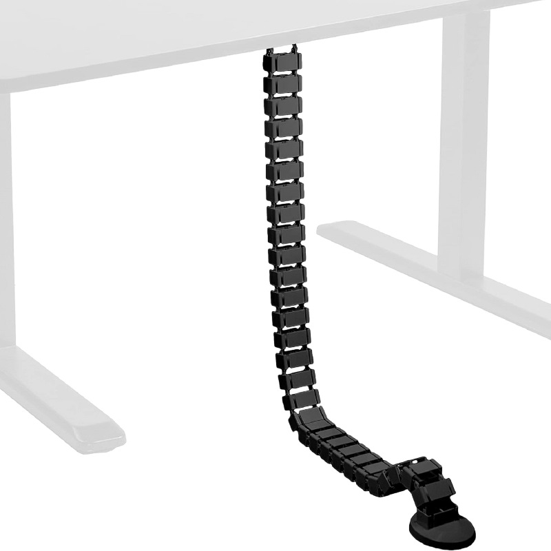 Wire Spine Cable Sleeve Under  - Cable Tray Under Desk recension och pris