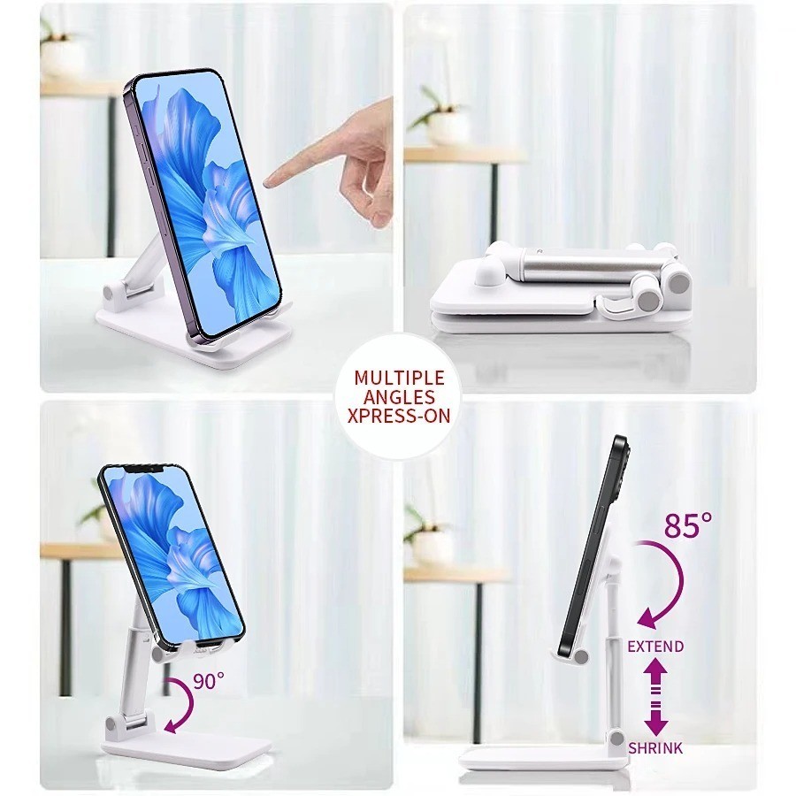 Desktop Phone Holder Stand Uni - Mobile Pedestal Cabinet recension och pris