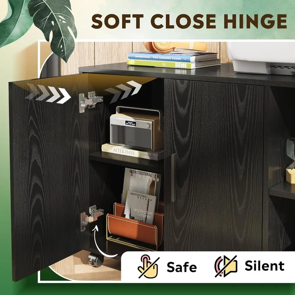 Black Office Storage Cabinet w - File Cabinet Lateral recension och pris