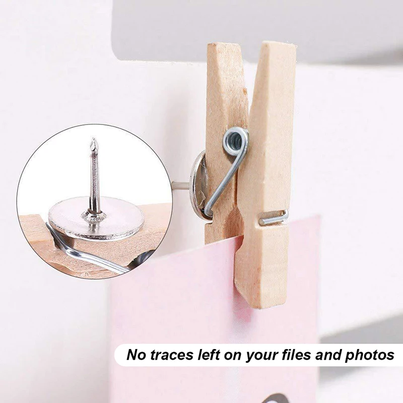 20Pcs/Box Clips Push Pin with  - Bulletin Board Cork recension och pris
