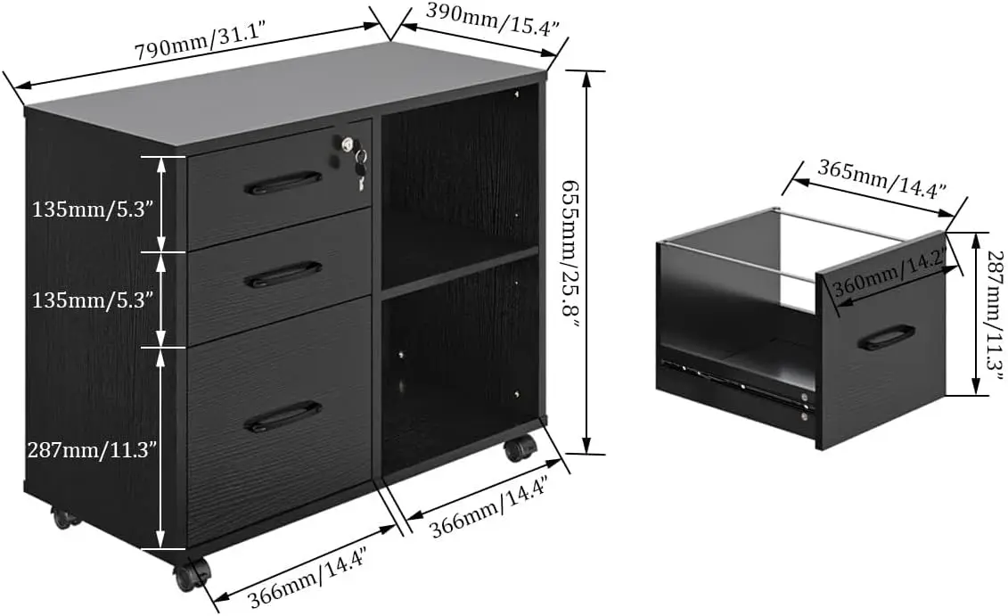 3 Drawer Office File Cabinets, - File Cabinet Lateral recension och pris
