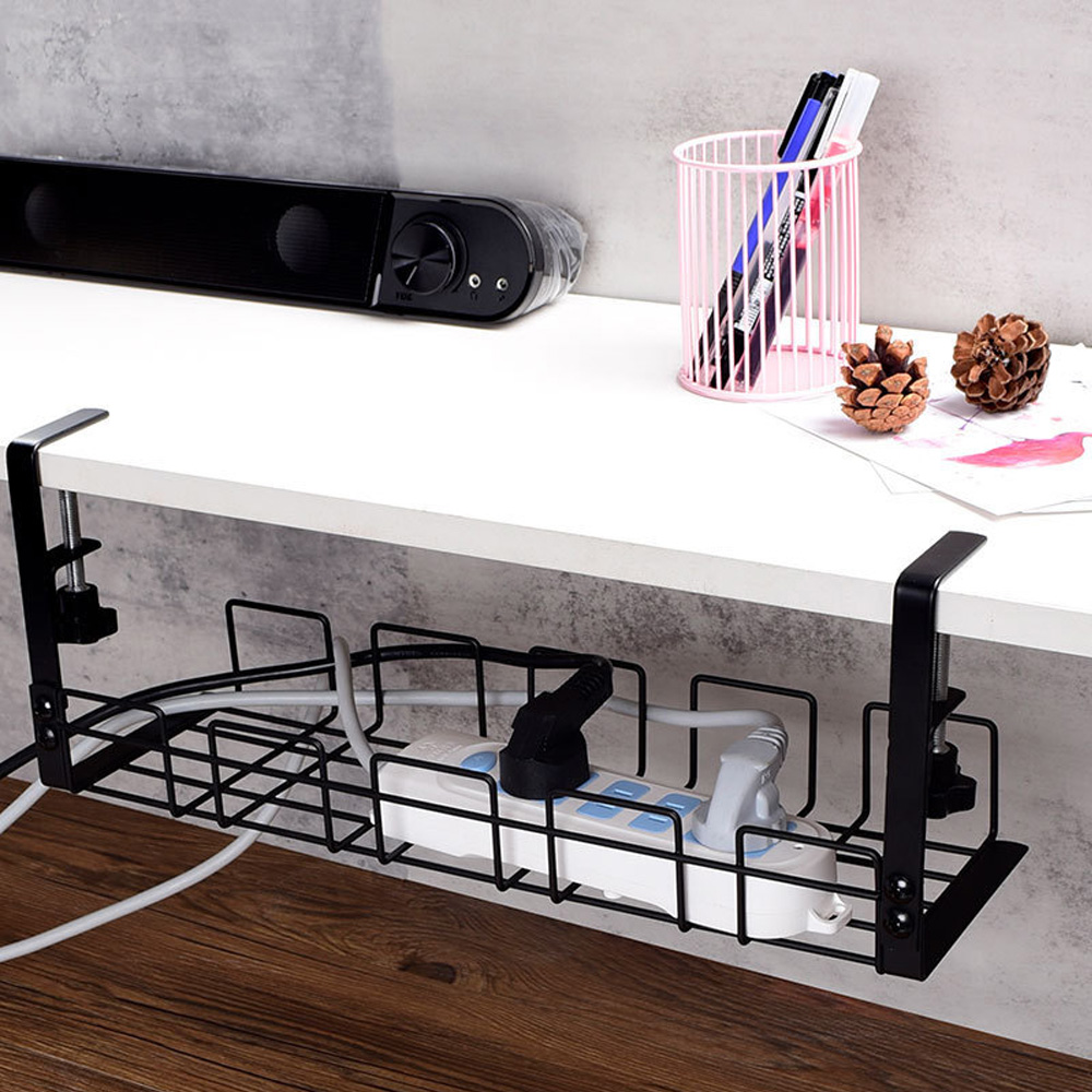 Cable Management Box Under Des - Cable Tray Under Desk recension och pris